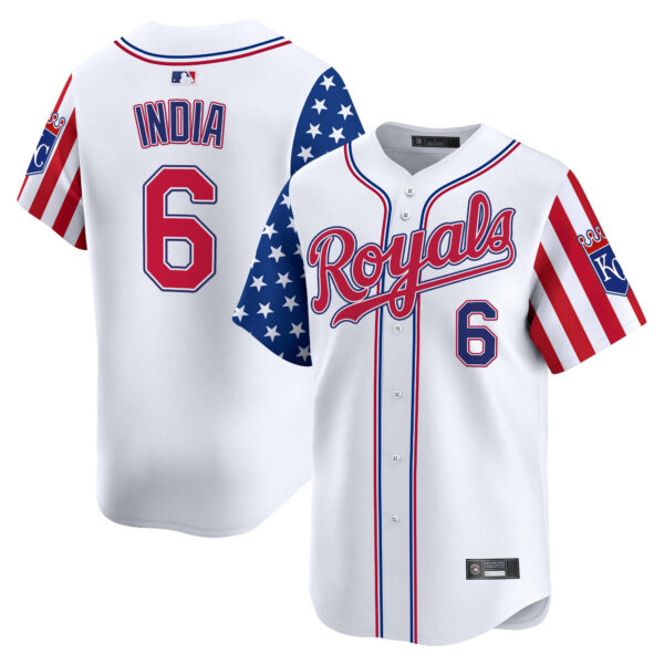 Men's Kansas City Royals 2025 Independence Day Vapor Premier Limited Jersey - All Stitched - Image 6