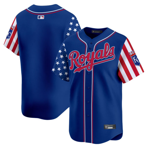 Men's Kansas City Royals 2025 Independence Day Vapor Premier Limited Jersey - All Stitched - Image 27
