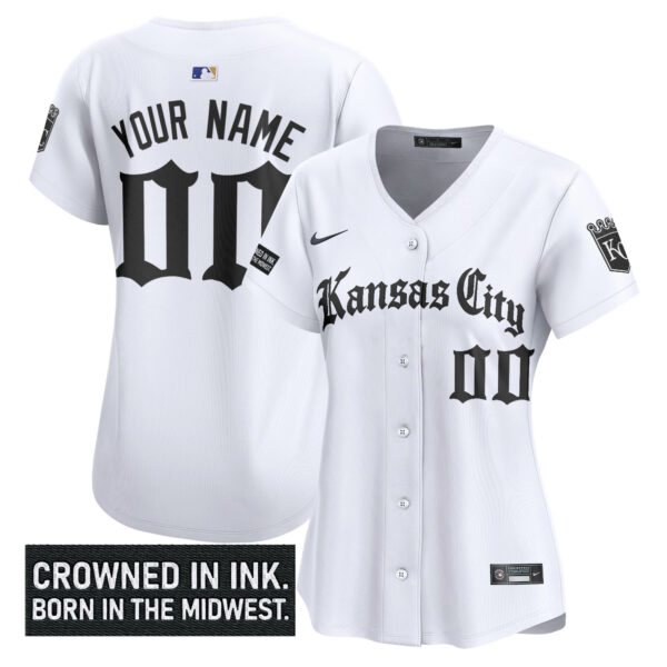 Kansas City Royals 'Gothic Crown Edition' Vapor Premier Limited Custom Jersey - All Stitched - Image 5