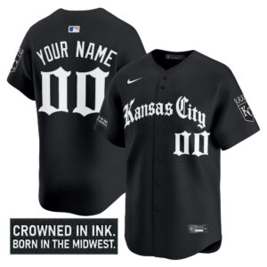 Kansas City Royals 'Gothic Crown Edition' Vapor Premier Limited Custom Jersey - All Stitched