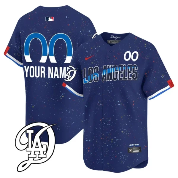 Dodgers 2024 City Connect Limited Custom Jersey - All Stitched - Image 2