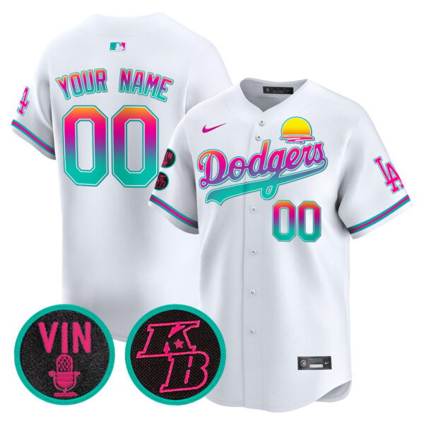 Dodgers 2024 Los Angeles City Style Vapor Premier Limited Custom Jersey V2 - All Stitched