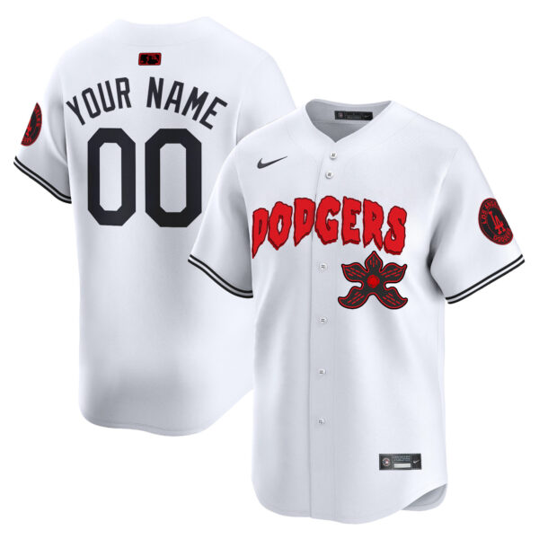 Dodgers Stranger Things Vapor Premier Limited Custom Jersey - All Stitched - Image 2
