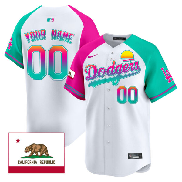 Dodgers 2024 Los Angeles City Style Vapor Premier Limited Custom Jersey - All Stitched - Image 5