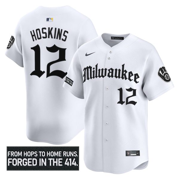 Men's Milwaukee Brewers 'Gothic 414 Shadows Edition' Vapor Premier Limited Jersey - All Stitched - Image 11