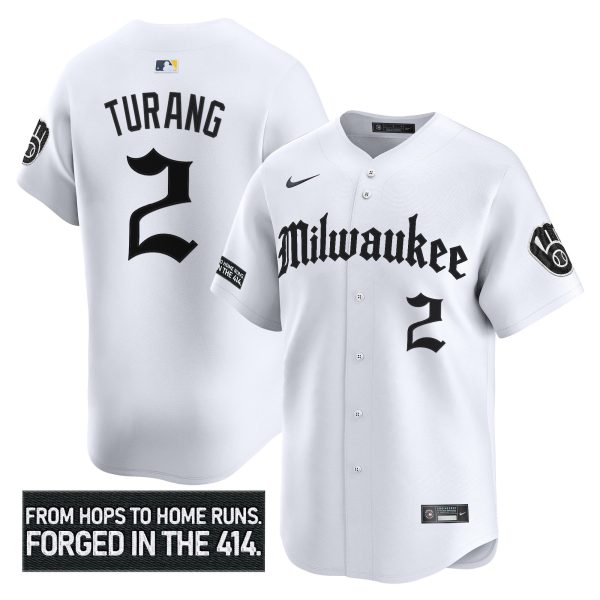 Men's Milwaukee Brewers 'Gothic 414 Shadows Edition' Vapor Premier Limited Jersey - All Stitched - Image 13