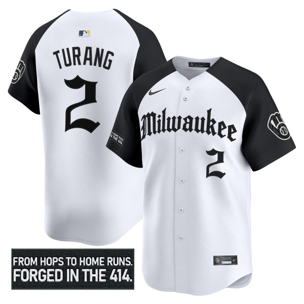 Men's Milwaukee Brewers 'Gothic 414 Shadows Edition' Vapor Premier Limited Jersey - All Stitched - Image 22