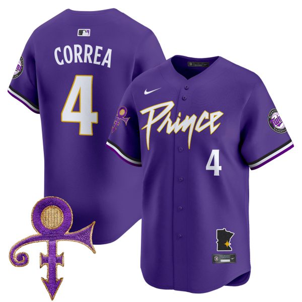 Men's Minnesota Twins Prince Patch Vapor Premier Limited Jersey V2 - All Stitched - Image 11