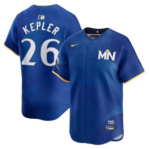 Max Kepler Minnesota Twins City Connect Blue Jersey - All Stitched