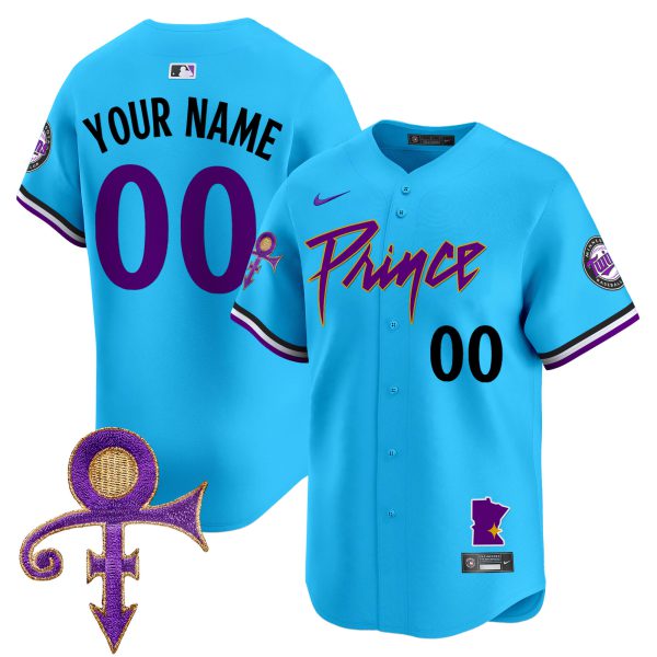 Minnesota Twins Prince Patch Vapor Premier Limited Custom Jersey V2 - All Stitched - Image 5