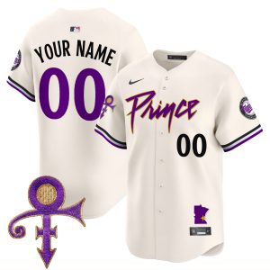 Minnesota Twins Prince Patch Vapor Premier Limited Custom Jersey V2 - All Stitched