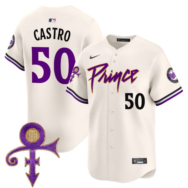 Men's Minnesota Twins Prince Patch Vapor Premier Limited Jersey - All Stitched - Image 5