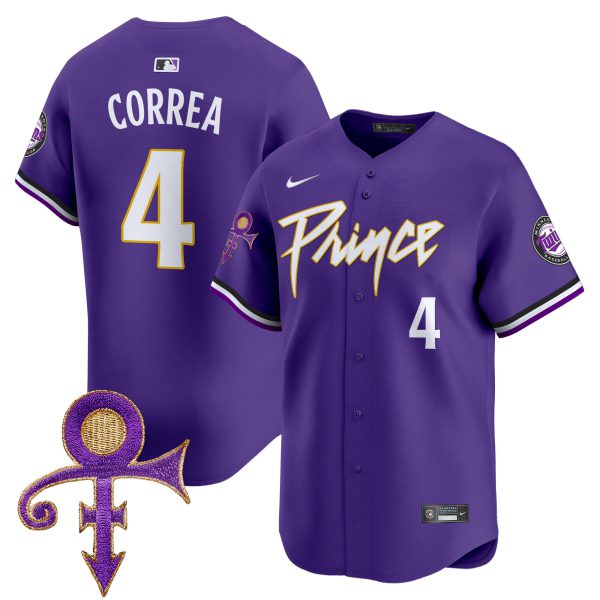 Men's Minnesota Twins Prince Patch Vapor Premier Limited Jersey - All Stitched - Image 11