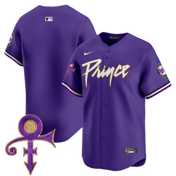 Men's Minnesota Twins Prince Patch Vapor Premier Limited Jersey - All Stitched - Image 16