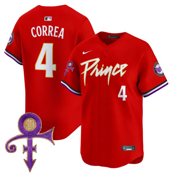 Men's Minnesota Twins Prince Patch Vapor Premier Limited Jersey - All Stitched - Image 19