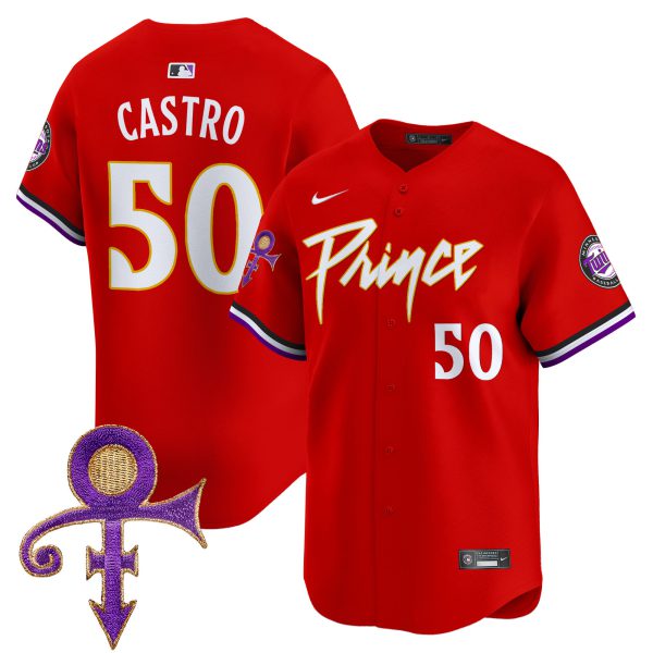 Men's Minnesota Twins Prince Patch Vapor Premier Limited Jersey - All Stitched - Image 21