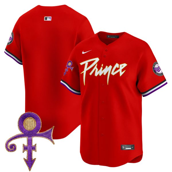 Men's Minnesota Twins Prince Patch Vapor Premier Limited Jersey - All Stitched - Image 24