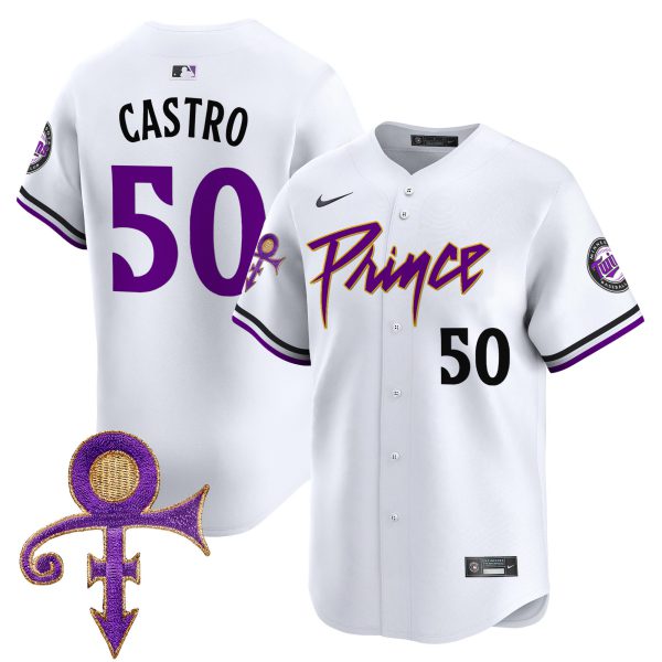 Men's Minnesota Twins Prince Patch Vapor Premier Limited Jersey - All Stitched - Image 29
