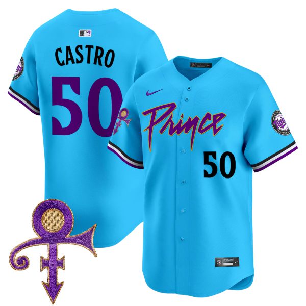 Men's Minnesota Twins Prince Patch Vapor Premier Limited Jersey - All Stitched - Image 37