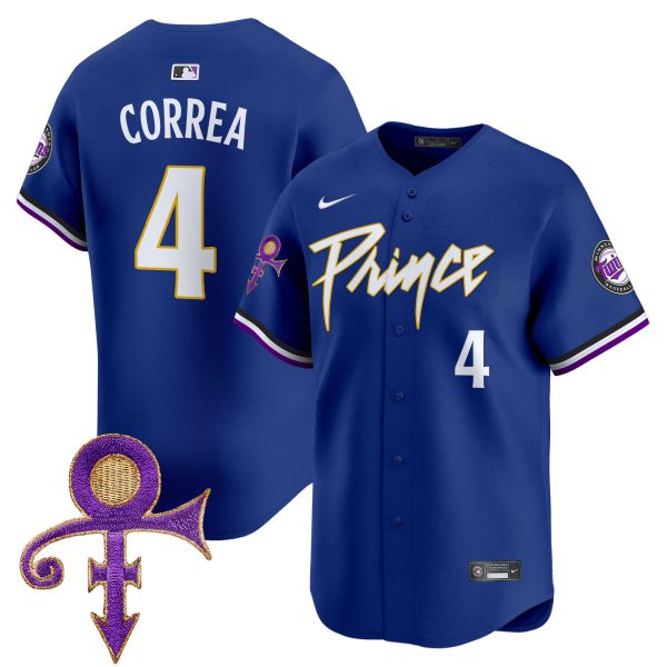 Men's Minnesota Twins Prince Patch Vapor Premier Limited Jersey - All Stitched - Image 43