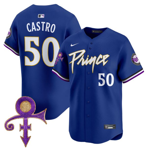 Men's Minnesota Twins Prince Patch Vapor Premier Limited Jersey - All Stitched - Image 45
