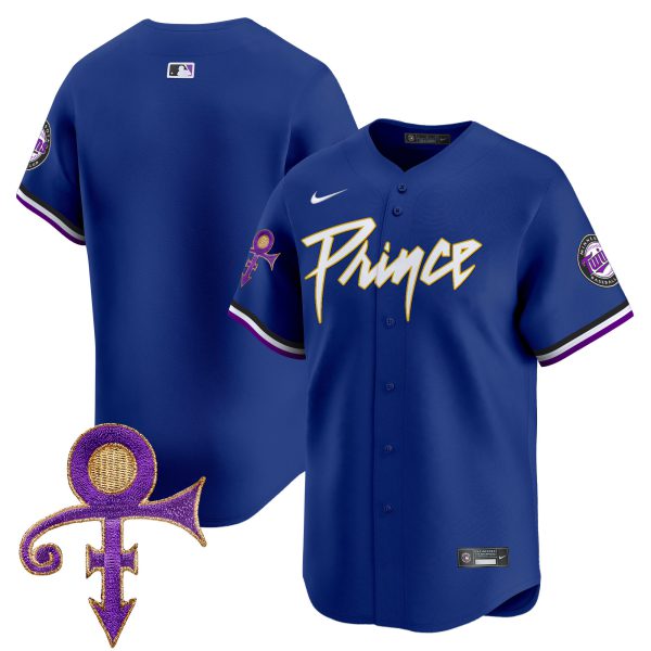 Men's Minnesota Twins Prince Patch Vapor Premier Limited Jersey - All Stitched - Image 48