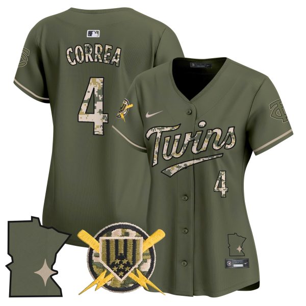 Minnesota Twins Armed Forces Day Vapor Premier Limited Jersey - All Stitched - Image 10