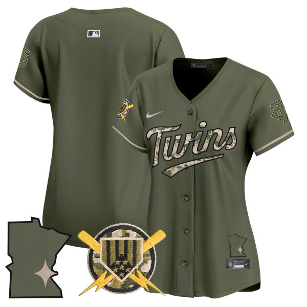 Minnesota Twins Armed Forces Day Vapor Premier Limited Jersey - All Stitched - Image 16