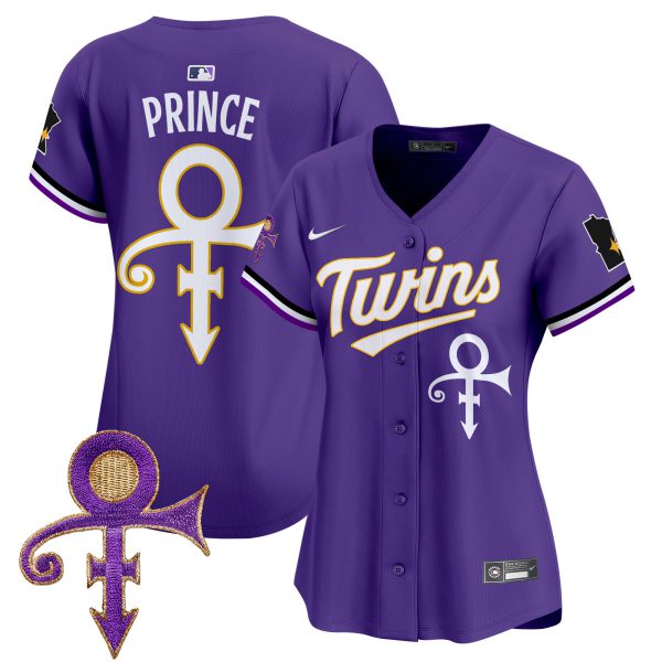 Women's Minnesota Twins Prince Patch Vapor Premier Limited Jersey V3 - All Stitched - Image 9