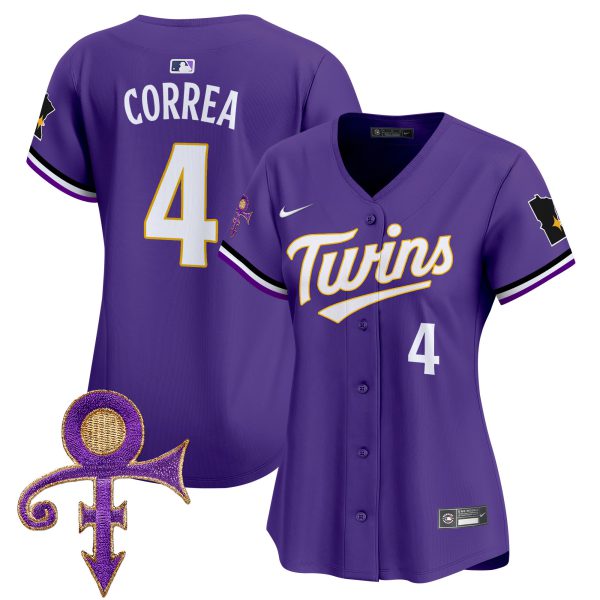 Women's Minnesota Twins Prince Patch Vapor Premier Limited Jersey V3 - All Stitched - Image 11
