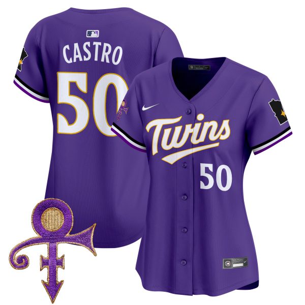 Women's Minnesota Twins Prince Patch Vapor Premier Limited Jersey V3 - All Stitched - Image 13