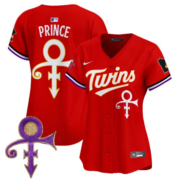 Women's Minnesota Twins Prince Patch Vapor Premier Limited Jersey V3 - All Stitched - Image 17