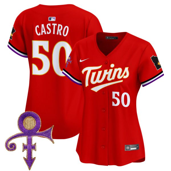 Women's Minnesota Twins Prince Patch Vapor Premier Limited Jersey V3 - All Stitched - Image 21