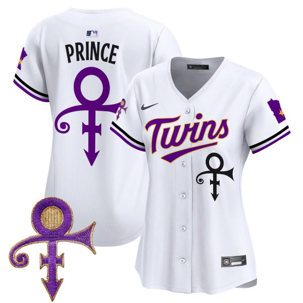 Women's Minnesota Twins Prince Patch Vapor Premier Limited Jersey V3 - All Stitched - Image 25