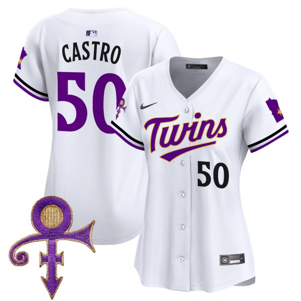 Women's Minnesota Twins Prince Patch Vapor Premier Limited Jersey V3 - All Stitched - Image 29