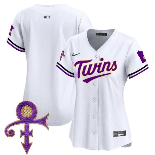 Women's Minnesota Twins Prince Patch Vapor Premier Limited Jersey V3 - All Stitched - Image 32
