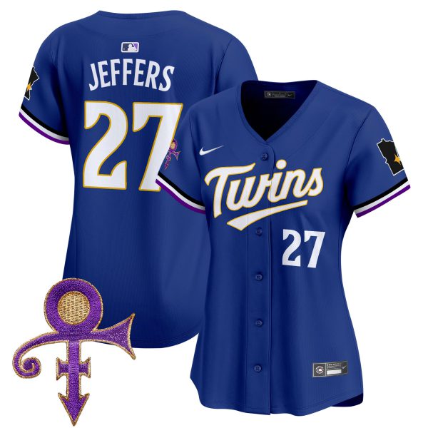Women's Minnesota Twins Prince Patch Vapor Premier Limited Jersey V3 - All Stitched - Image 44