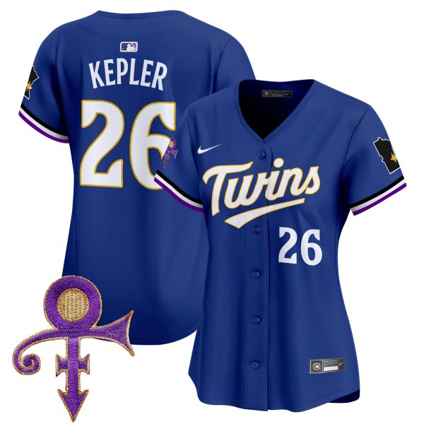 Women's Minnesota Twins Prince Patch Vapor Premier Limited Jersey V3 - All Stitched - Image 47