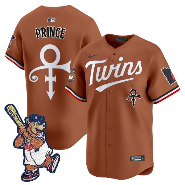 Minnesota Twins T.C. Bear Patch Vapor Premier Limited Jersey - All Stitched - Image 7