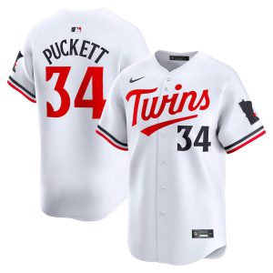 Kirby Puckett Minnesota Twins 2024 Home Patch White Vapor Jersey - All Stitched