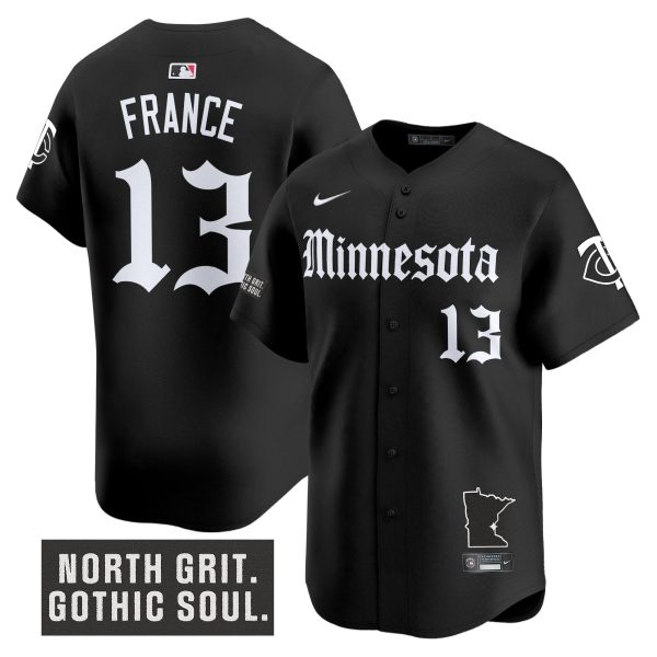 Men's Minnesota Twins 'Gothic North Edition' Vapor Premier Limited Jersey - All Stitched - Image 4