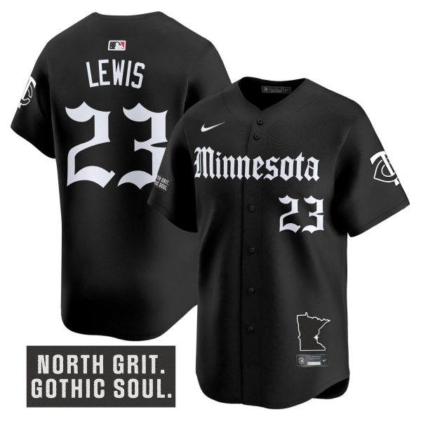Men's Minnesota Twins 'Gothic North Edition' Vapor Premier Limited Jersey - All Stitched - Image 7