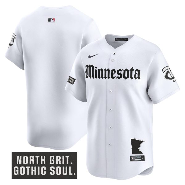 Men's Minnesota Twins 'Gothic North Edition' Vapor Premier Limited Jersey - All Stitched - Image 16