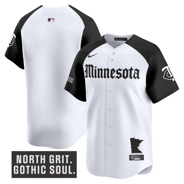 Men's Minnesota Twins 'Gothic North Edition' Vapor Premier Limited Jersey - All Stitched - Image 24