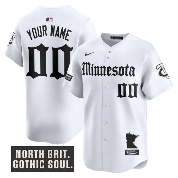 Minnesota Twins 'Gothic North Edition' Vapor Premier Limited Custom Jersey - All Stitched - Image 2