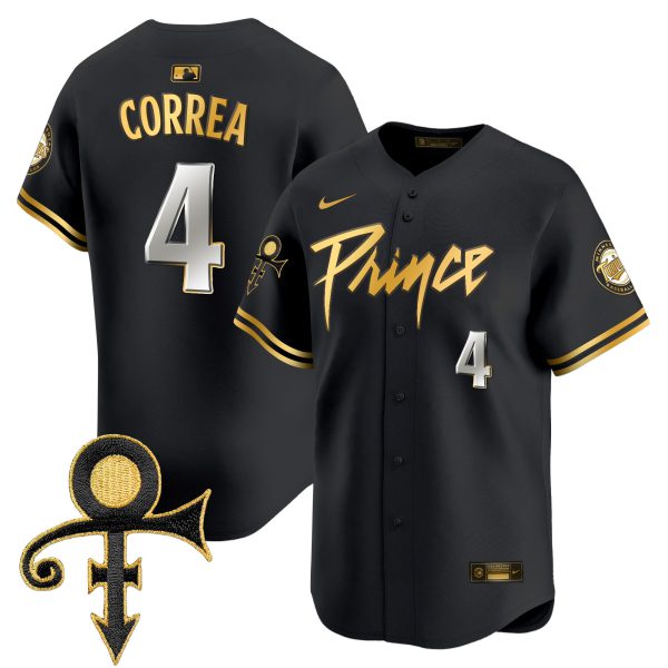 Men's Minnesota Twins Prince Patch Vapor Premier Limited Jersey V4 - All Stitched - Image 3