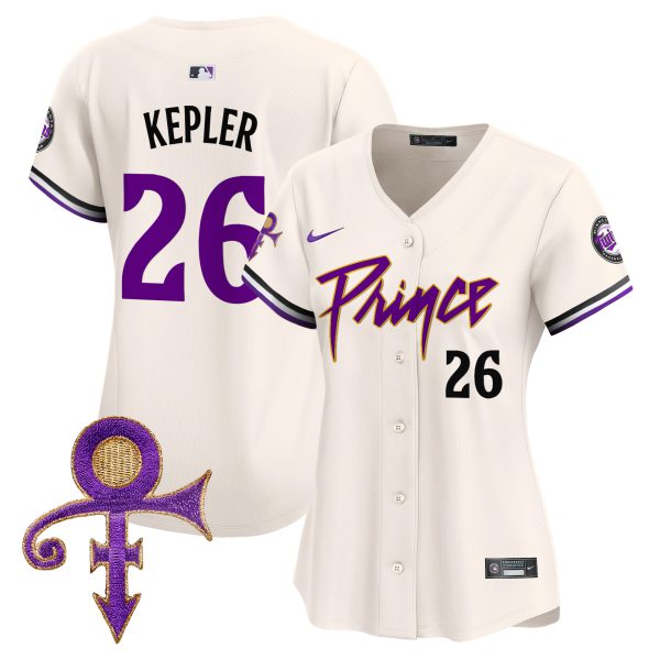 Women's Minnesota Twins Prince Patch Vapor Premier Limited Jersey V4 - All Stitched - Image 23