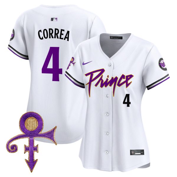 Women's Minnesota Twins Prince Patch Vapor Premier Limited Jersey V4 - All Stitched - Image 35