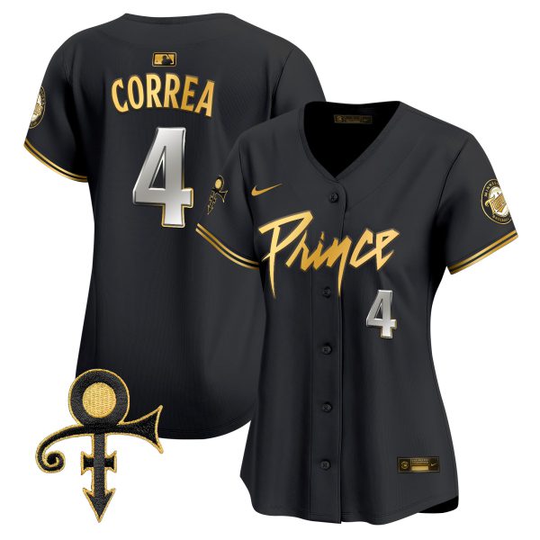 Women's Minnesota Twins Prince Patch Vapor Premier Limited Jersey V4 - All Stitched - Image 3