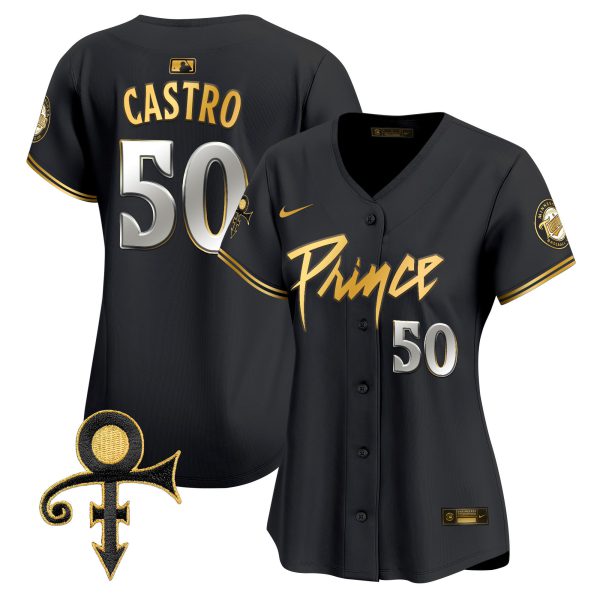 Women's Minnesota Twins Prince Patch Vapor Premier Limited Jersey V4 - All Stitched - Image 5